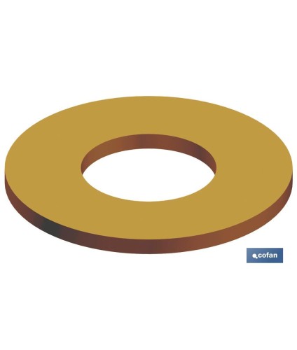 Goma | Medidas: Ø32 x Ø65,6 x 3 mm | Para Descargador Tipo Victoria | Tanque Bajo