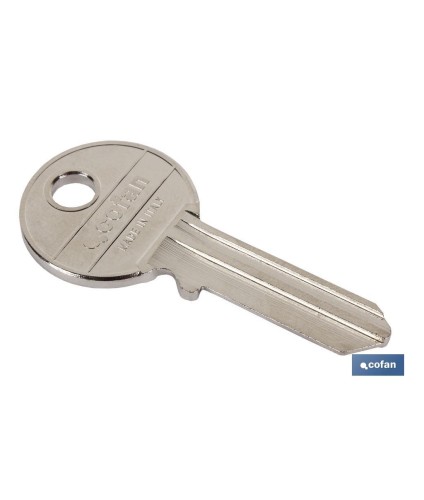 Llaves de Serreta en bruto | Copia de llaves para cerradura de Persiana | Pack de 5 copias de llaves en bruto