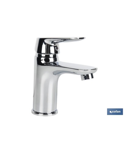 Grifo para Lavabo Monomando | Medida 40 mm | Modelo Rift | Fabricado en Latón con Acabado en Cromado y Mando en Aleación de Zin