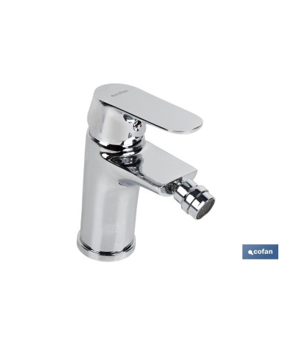 Grifo para Bidé Monomando | Medida 40 mm | Modelo Rift | Fabricado en Latón con Acabado Cromado y Mando en Aleación de Zinc