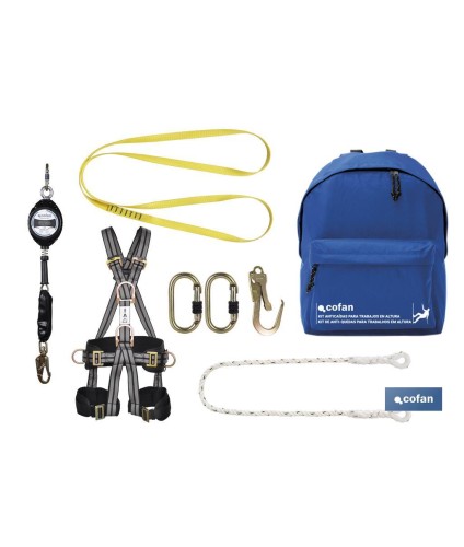 Kit anticaídas | Especial para trabajos en altura | Máxima protección y seguridad