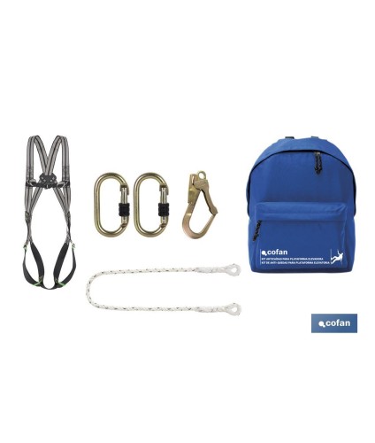 Kit anticaídas | Especial para plataforma elevadora | Máxima protección y seguridad