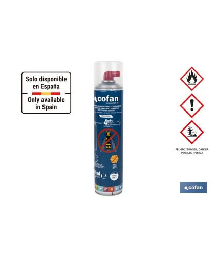Insecticida para Avispas | Formato Spray | Bote de 600 ml