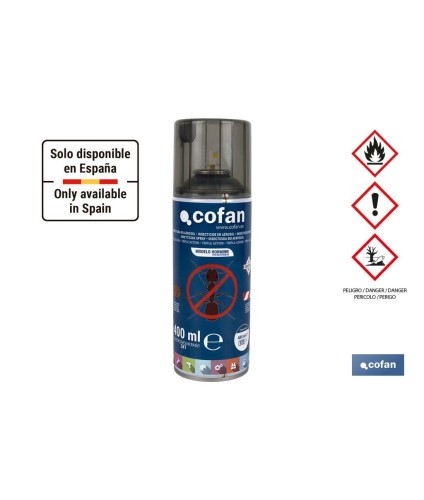Insecticida para Hormigas Triple Acción | Formato Spray | Bote de 400 ml