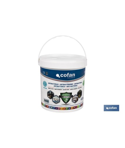 Pintura Plástica Antibacteriana con Iones de Plata | Bote de 4 o 12 litros | Color Blanco