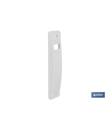Embellecedor para Recogedor de Persianas | Válido diferentes Cintas de Persiana | Fabricado en PVC blanco de alta calidad