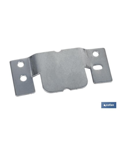 Chapa de Anclaje | Unir partes de Mobiliario Pesado | Medidas: 100 x 47 mm