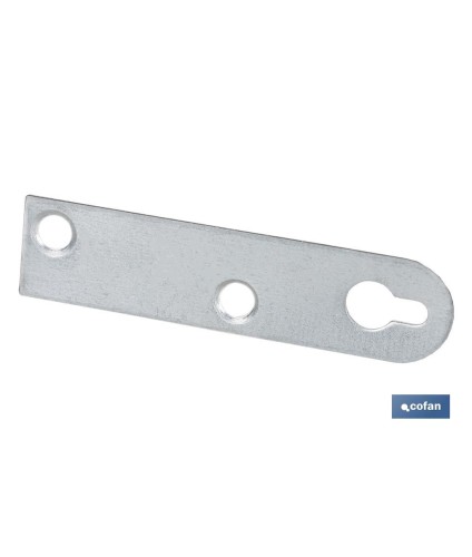 Colgador tipo Bocallave | Medidas: 17 x 70 mm | Para Sujeción de Objetos
