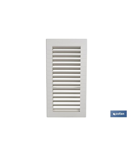 Rejilla de Ventilación para Empotrar | Fabricada en ABS | 13,3 x 26 cm