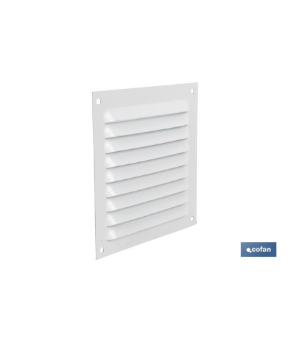 Rejilla de Ventilación | Fabricada en Aluminio Blanco | Varias medidas a elegir