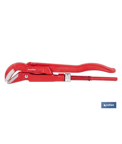 Llave sueca para fontanería forjada 45° | Herramientas de fontanería  | Medidas de apertura desde 1/2\\\" hasta 2\\\" de exteri