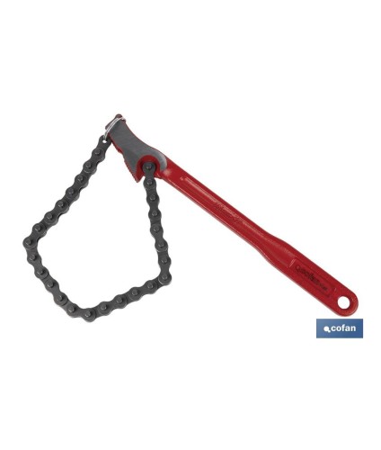 Llave de cadena reversible | Medidas: 4 y Longitud: 300 | Herramienta de fontanería