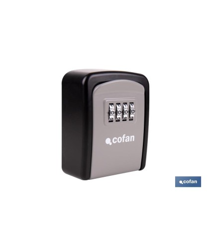 Caja de seguridad para llaves | Combinación de 4 dígitos modificable