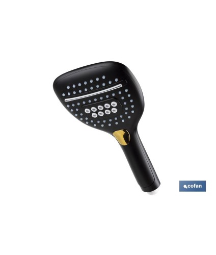 Mango de Ducha Antical | Color Grifería Negra | Ducha con 3 Funciones