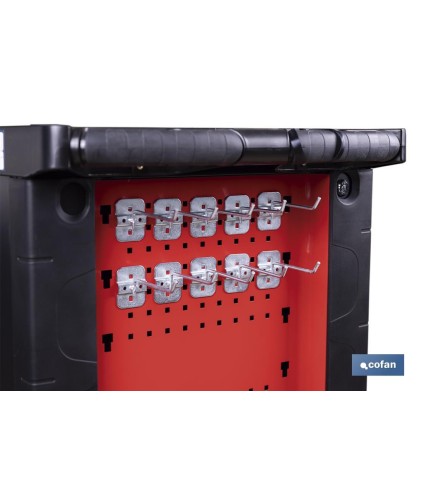 Pack de 10 ganchos para carro de herramientas Modelo Security