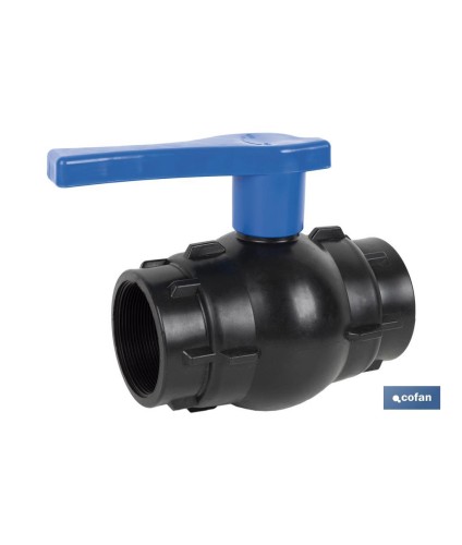 Válvula de bola con Rosca H-H PP PN16 | Diferentes medidas