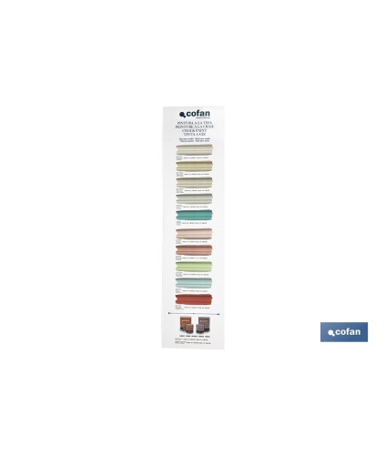 Carta de 10 Colores para Pintura a la Tiza | Muestrario de Chalk Paint
