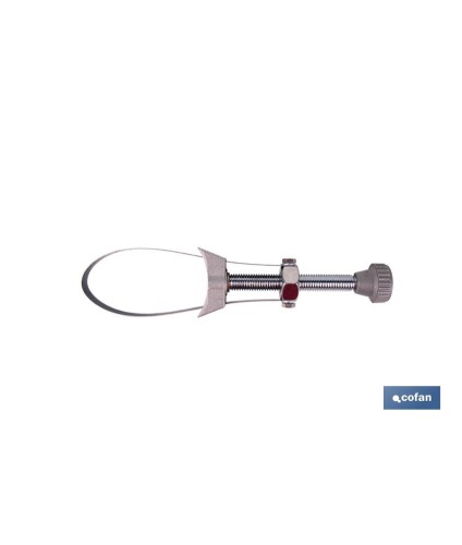 Llave de filtro de aceite con fleje de acero | Diámetros disponibles: Ø65 y Ø105 mm