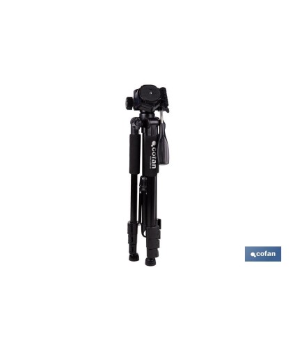 Trípode telescópico universal | 3 patas extensibles | Altura ajustable desde 49 cm hasta 149 cm | Material: ABS + aluminio | Bo