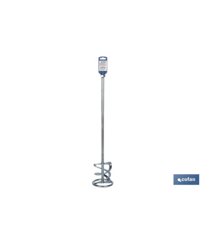 Varilla mezcladora | Accesorio mezclador M14 | Adecuada para mezclar pintura, barniz o masilla | Longitud: 600 mm | Disponible 