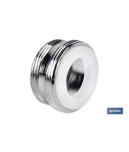 Reductor/Ampliador de Rosca Macho | Fabricado en Latón | Rosca de 22-24 | Venta 1 unidad