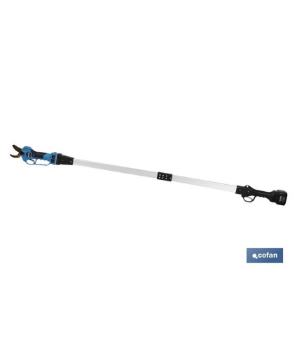 Kit de Tijeras de Poda Eléctricas con Pértiga Extensible | Dos medidas diferentes de pértiga: 130 cm o 190 cm