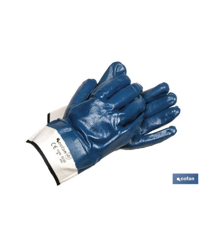 Guantes americanos de nitrilo azul | Para múltiples usos | Resistentes y duraderos | Cómodos y seguros