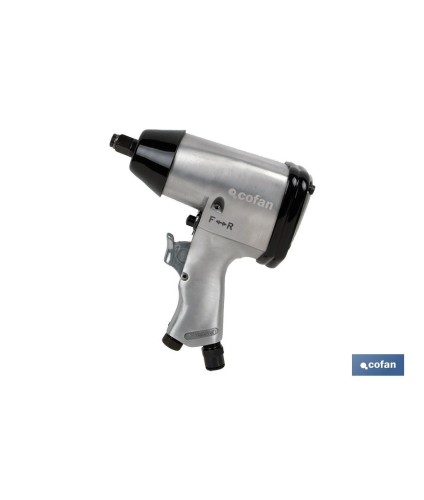Maletín de Pistola de impacto 1/2 con Bocas de impacto | Maletín con 17 piezas |  Llave de Impacto Neumática 1/2