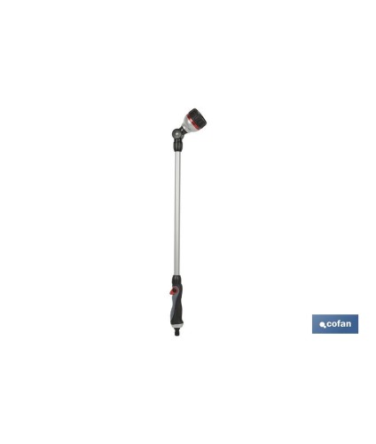 Lanza de riego multifunción de 76 cm de longitud y 6 posiciones riego | Control de caudal cómodo con el pulgar