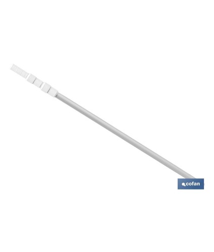 Pértiga Extensible de 100-300 cm para accesorios de limpieza de piscinas