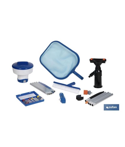 Kit de mantenimiento y limpieza de piscinas | La solución integral para una piscina impecable