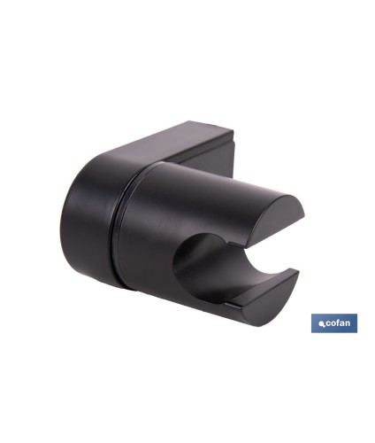 Soporte de ducha para pared | Material: ABS resistente | Soporte ajustable | Medidas: 4 x 6 x 6,5 cm | Disponible en acabado ne