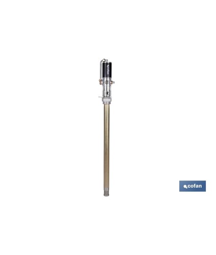 Bomba neumática lubricante | Relación 3:1 | Caudal: 14 LPM | Presión máxima: 10 bares | Disponible para bidones de 60 o 205 lit
