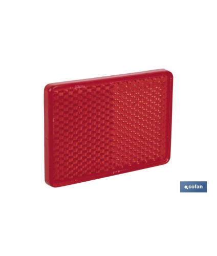 Catadióptrico rectangular adhesivo | Producto homologado | Disponible en 3 colores diferentes | Medidas: 56 x 39 mm