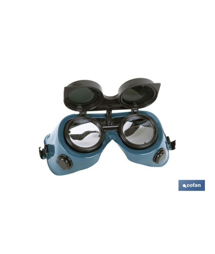 Gafas de Seguridad | Para Soldadores | Lentes Abatibles | EN 166/EN 175