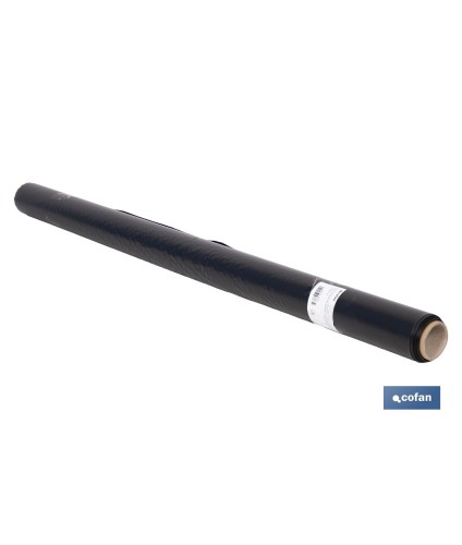 Rollo de film negro | Material: polietileno | Galga 400 | Grosor: 100 micras | Protección de embalajes | Disponible en diferent