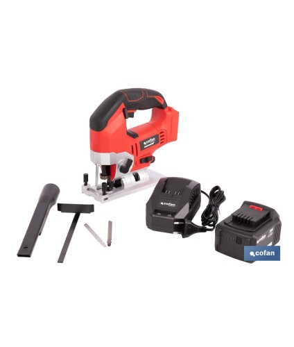 Sierra de calar a batería con motor brushless | Velocidad variable | Acción pendular | Disponible con y sin batería y cargador