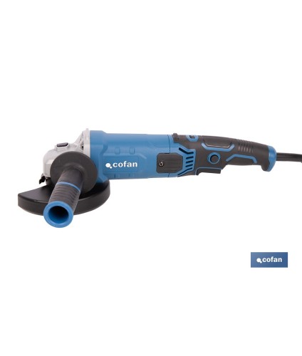 Amoladora angular eléctrica 1010 W Ø115/125 mm con velocidad variable 3000-11000 rpm | Arranque progresivo, mango antivibración