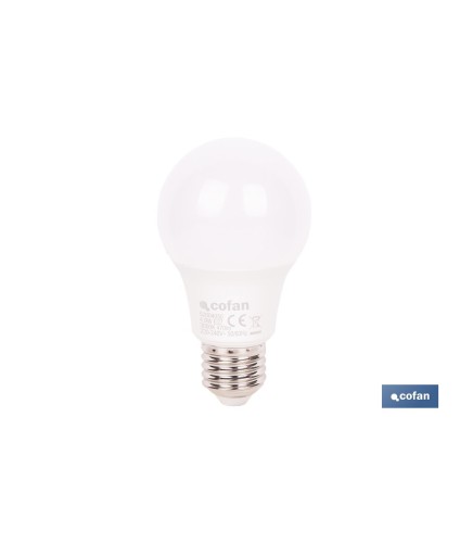 Bombillas LED classic E27 de luz cálida (3000 K) | Ahorro de energía y larga duración 15.000 h de vida | Ángulo de apertura de 