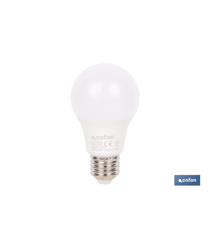 Bombillas LED classic E27 de luz fría (6500 K) | Ahorro de energía y larga duración 15.000 h de vida | Ángulo de apertura de 18
