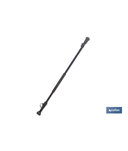 Pértiga extensible para tijeras de podar eléctricas | Ajustable desde 1,4 m hasta 2,07 m | Correa incluida y gatillo ergonómico