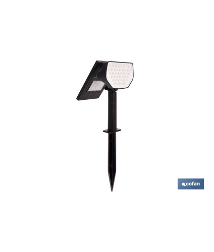 Pack de 4 apliques solares LED con sensor | Instalación en pared o suelo | Dos modos de iluminación | 3000 K, batería 3,7 V, 15