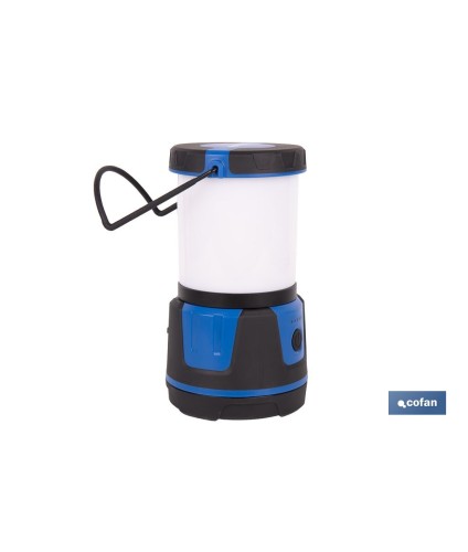 Linterna de camping COB LED 2000 lm recargable con 5 modos de luz | Iluminación regulable