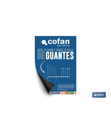 CARTEL IMANTADO MEDIDOR DE TALLAS
