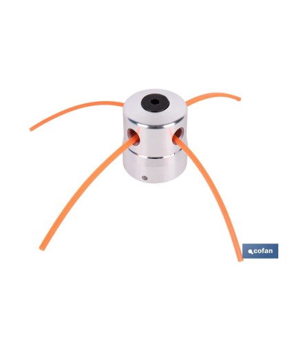 Cabezal multihilo universal para desbrozadora| Compatible con hilo precortado | Incluye llave hexagonal e hilo precortado