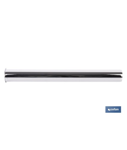 Tubo para sifón botella Ø32 x 300 mm | Tubo de extensión de latón | Disponible en acabado cromado y latón