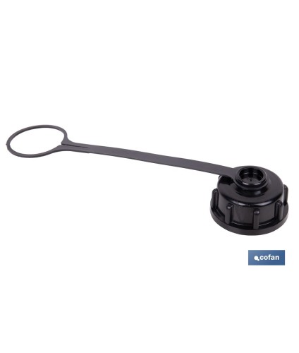 Tapón con abrazadera para bidón de combustible adecuada para el trasvase de gasolina, gasóleo y queroseno | Compatible con bido