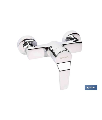 Grifo monomando para bañera con acabado cromado | Incluye excéntricas, embellecedores y cartucho cerámico de 40 mm