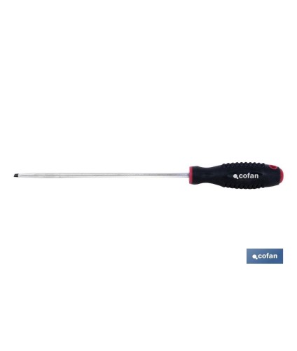 Destornillador plano de mecánico electricista | Modelo Comfort plus | Medidas de huella desde SL 3 mm hasta SL 6mm