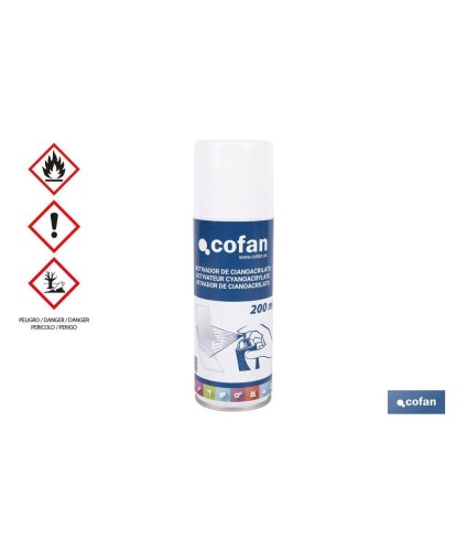 Activador de cianoacrilato 200 ml | Ideal en superficies porosas | Unir de forma sencilla y firme pequeñas partes sensibles